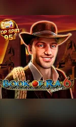 Book of Ra Deluxe 6 Top Spin Max RTP Logo